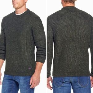 Waterproof Vintage Charcoal Gray Crewneck Sweater Men’s Size Medium
